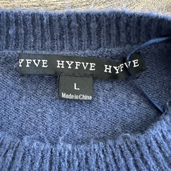 HYFVE Deep Blue Knit Sweater - Picture 3 of 9